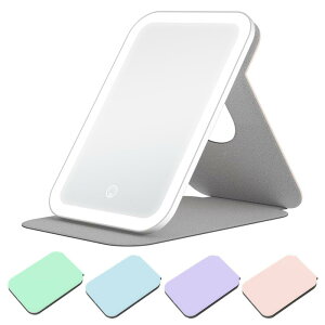 ���D�~���[ ��� �܂肽���� �g�ь^ �� ���C�g�t�� ���ϋ� �X�^���h�~���[ LED���C�g�t�� 3�F���� �~���[ ��㋾ ���ϋ� �h���b�T�[ ���邳���� �^�b�`�p�l�� ������� �R���p�N�g �����^��