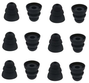A-Focus 3�t�����W�E�C���[�s�[�X �C���[�`�b�v �C���[�p�b�h ���a��3.8mm �g���v���t�����W �ō��̎Չ��� �V���R���� ���K SML 3�T�C�Y 6�y�A12�Z�b�g JBL T110BT�ASONY MDR�|XB �V���[�Y�ASONY XBA �V
