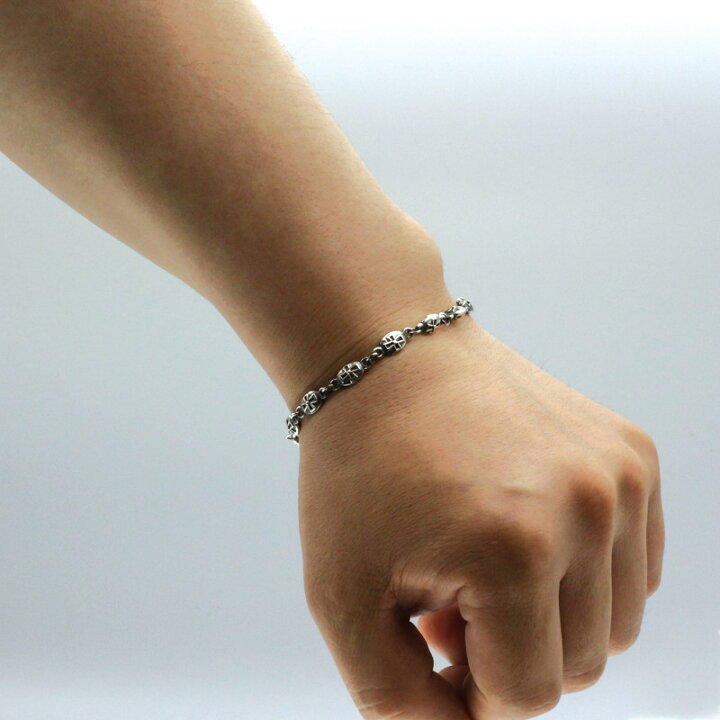 楽天市場】SILVER925 クロス CROSS ボール ブレスレット ビッグ 大 
