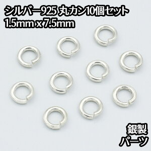 Vo[925 ۃJ Oa7.5mm ̑1.5mm 10Zbgp[c nhCh Vo[925  p[c֗ߋ`F[NXv  ANZT[ o`J