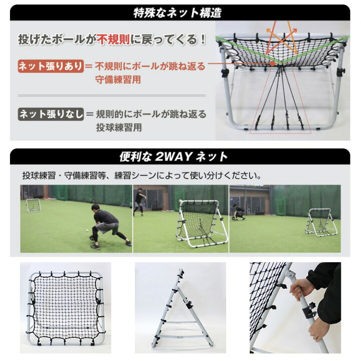 楽天市場 野球 守備練習 フィールディング ネット イレギュラー ピッチング練習 ｆｐｎ ８０８６ｆ２ 一人でノック フィールディング 練習 フィールドフォース 野球 ネット 野球用品 ベースボールパワー