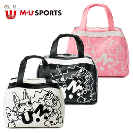 MU SPORTS　MU スポーツ キャラクター単色プリント ボストンバッグ ゴルフバッグ 703J1206 【バッグ】【M・U SPORTS】【MUスポーツ】【エムユー】