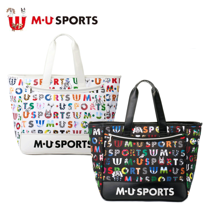 楽天市場】MU SPORTS MU スポーツ カラフルロゴ プリント 総柄