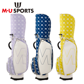 【ポイント10倍！】【クーポンあり】 MU SPORTS　MU スポーツ 9.5型 キャディバッグ 703Q1106 【ゴルフバッグ 】【M・U SPORTS】【MUスポーツ】【エムユー】