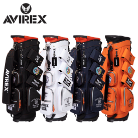 AVIREX GOLF アヴィレックスゴルフ 9型 スタンド式 キャディバッグ AVG3S-BA12【AVIREX】【8ポケット】