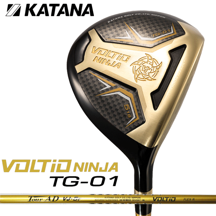 レフティ　カタナゴルフ　3番　5番　ウッド 楽天市場】【ポイント10倍！】カタナ ゴルフ KATANA ボルティオ