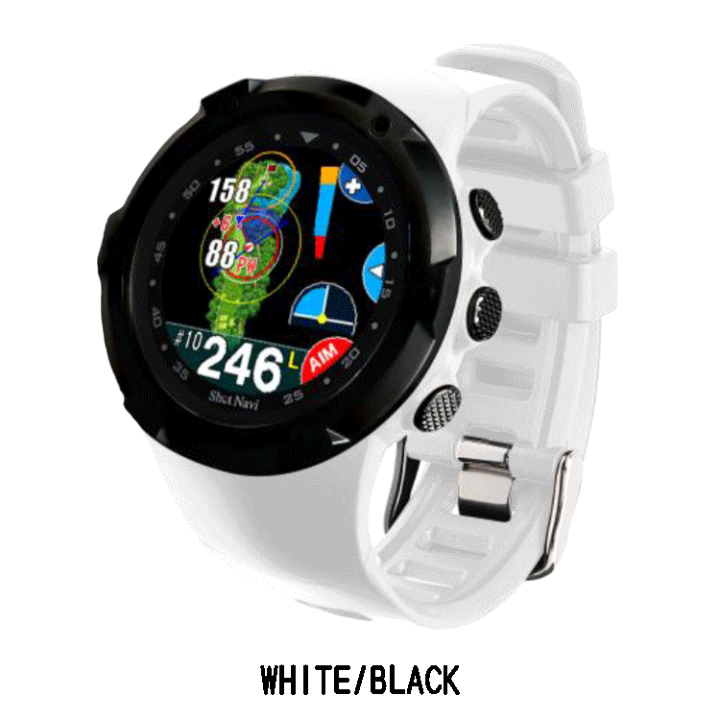 ショットナビ W1 エボルブ ウォッチ型 ゴルフナビ W1-EVOLVE ブラ… Amazon | Shot Navi W1 Evolve(ショットナビ) ネイビー×シルバー