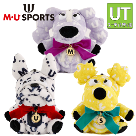 【ポイント10倍！】【クーポンあり】 MU SPORTS　MU スポーツ ユーティリティ用 ヘッドカバー 703Q3552 703Q3554 703Q3556【ヘッドカバー 】【UT】【M・U SPORTS】【MUスポーツ】【エムユー】【Umo】【Melu】【Shushu】