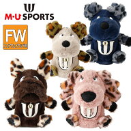 MU SPORTS　MU スポーツ フェアウェイウッド用 ヘッドカバー 兎毛ふわふわ 703Q6580 703Q6582 703Q6584【…