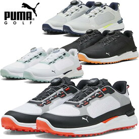 プーマ ゴルフ PUMA GOLF ゴルフシューズ イグナイト エレベート X ディスク スパイクレスシューズ メンズ 310724 スパイクレス 2025年モデル