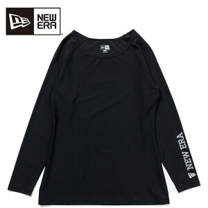 NEW ERA ニューエラ レディース 長袖 Uネック アンダーシャツ GFW LS UNDER TEE 14109003 ブラック インナーシャツ トップス 吸汗速乾 アンダーウェア 女性 Women's
