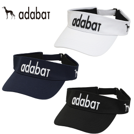 adabat メンズ ツイルバイザー ADBS-AC02 【アダバット】【ゴルフ用品】【ラウンド用品】【帽子】【Visor】【サンバイザー】