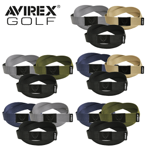 AVIREX GOLF アヴィレックスゴルフ メンズ ゴルフ ウェブベルト 3色セット AVXBB1-37BL 【ベルト】【フリーサイズ】【ゴルフ用品】