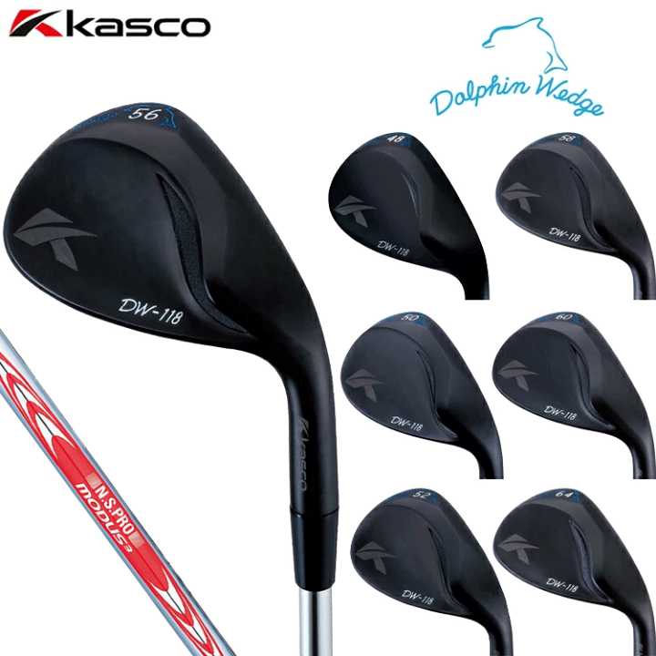 Klasco DW-118 ウェッジ 64度 ブラック キャスコ ドルフィン ウェッジ ブラック ヘッドのみ Kasco DW