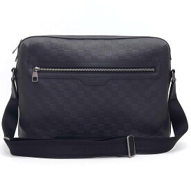 LOUIS VUITTON ルイヴィトン カリプソMM ダミエアンフィニ ショルダーバッグ●メンズ オニキス 黒 ブラック N41201 DU2192【中古】