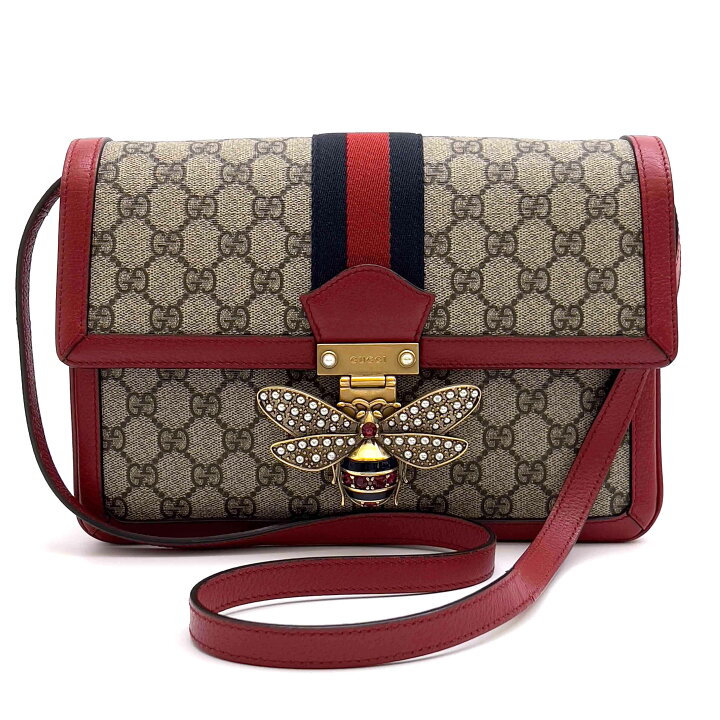 楽天市場】GUCCI グッチ ビー クイーン マーガレット キャンバス 