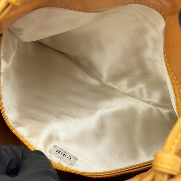楽天市場】CHANEL シャネル べっ甲チャーム 編み込み 巾着 ラムスキン 