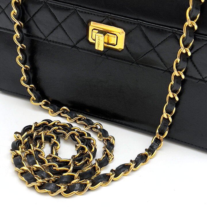 楽天市場】CHANEL シャネル マトラッセ シングルフラップ チェーン 