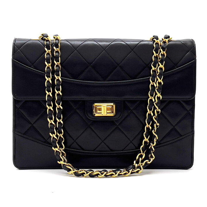楽天市場】CHANEL シャネル 2.55 マトラッセ シングルフラップ 