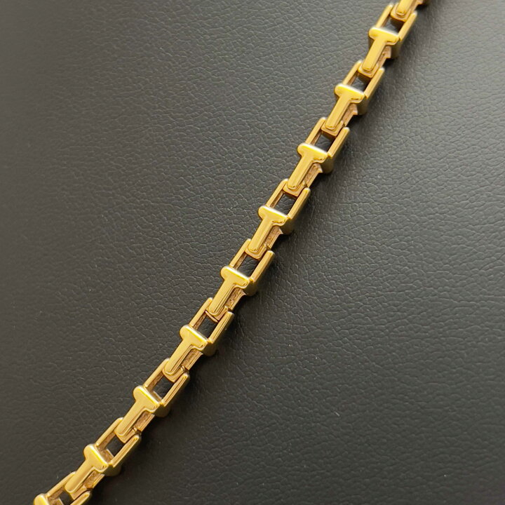 楽天市場】Tiffany&Co ティファニー Tナローチェーン 20inch K18YG 