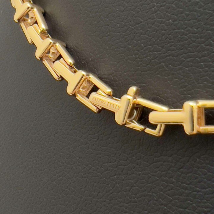 楽天市場】Tiffany&Co ティファニー Tナローチェーン 20inch K18YG 