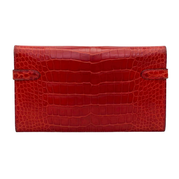 楽天市場】HERMES エルメス ケリーウォレット アリゲーター クロコ 長  