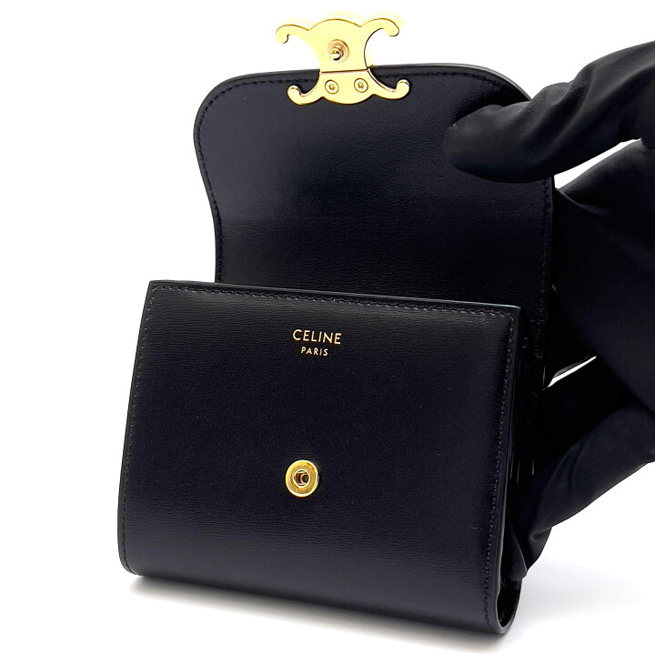 楽天市場】CELINE セリーヌ コンパクトウォレット トリオンフ 三つ折り  