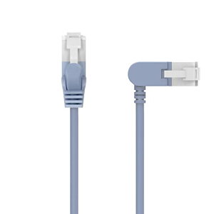 エレコム LANケーブル CAT6A 5m スイング式コネクタ ツメが折れない 爪折れ防止コネクタ スリム ブルー LD-GPATSW/BU50