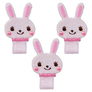 ミノダ funnyZOO 名札クリップ(ワッペン) うさぎ K01I5698