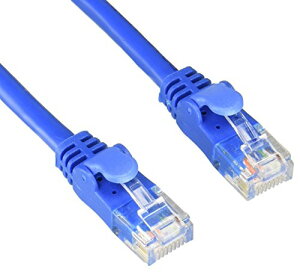 �G���R�� LAN�P�[�u�� CAT6A 1m �ܐ܂�h�~�R�l�N�^ ���炩 �u���[ LD-GPAYC/BU1