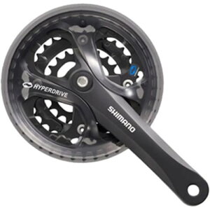 V}m(SHIMANO) tg`F[zC[(MTB) FC-M361-L ubN 48X38X28T 170mm 8S/7S `F[