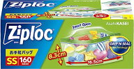 Ziploc ジップロック お手軽バッグ SS 160枚