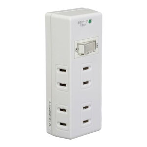 �G���p (ELPA) �W���X�C�b�`�^�b�v �R���Z���g �d���^�b�v ���K�[�h 6�� �ϗ� A-S600SW(W)