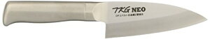 遠藤商事 TKG 包丁 小出刃 サイズ(cm)10.5 TKG-NEO(ネオ)シリーズ 全長(mm)215 質量(g)130 背厚(mm)3.2
