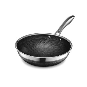 HexClad �n�C�u���b�h �m���X�e�B�b�N ���ؓ� �y26cm�z [�ł��t���h�~���H] IH/�I�[�u��/�H��� �Ή� (���̌��� �t��) [�w