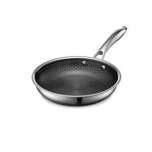HexClad �n�C�u���b�h �m���X�e�B�b�N �t���C�p�� �y20cm�z [�ł��t���h�~���H] IH/�I�[�u��/�H��� �Ή� (���̌��� �t��)