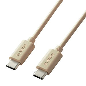 �G���R�� USB �P�[�u�� Type-C to Type-C (USB PD�Ή�) �ő�60W �C���e���A�J���[ 1m �x�[�W�� �yiPhone