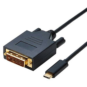 GR ϊP[u USB-C DVI 2.0m ubN CAC-CDVI20BK