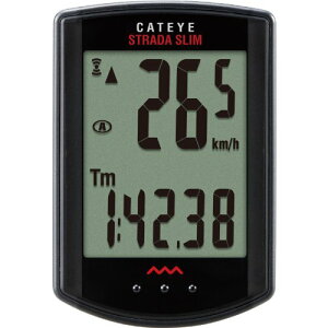 �L���b�g�A�C(CAT EYE) �T�C�N���R���s���[�^�[ STRADA SLIM �u���b�N CC-RD310W �X�s�[�h���[�^�[ ���]��