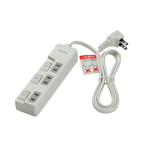 Gp(ELPA) XCb`t^bv RZg R[h ȃGl vX 3 1m 125V 15A WLS-U31EB(W)