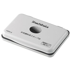 シヤチハタ 水性顔料スタンプ台 HKN-2 中形 黒