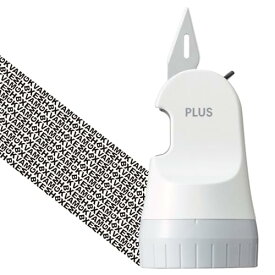 プラス 個人情報保護スタンプ ローラーケシポン箱用オープナー ホワイト 40-976 IS-580CM