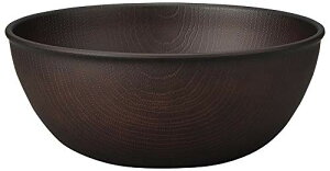 正和(Showa) 大鉢 サラダボウル 木目 樹脂 ブラウン 電子レンジ・食洗機OK NH home 日本製 軽い 割れにくい 食器 アウトドア