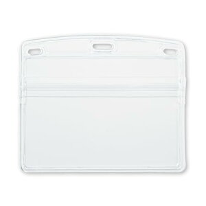 オープン工業 名札ケース ネームプレート カードホルダー ネームホルダー 10枚 特大 ラミネートサイズ ソフトケース チャック NX-107