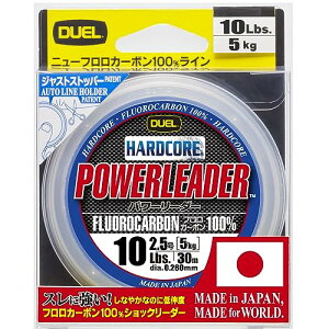DUEL(�f���G��) HARDCORE(�n�[�h�R�A) �t�������C�� 10Lbs. HARDCORE POWERLEADER FC 30m 10L