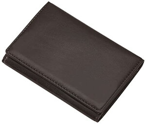 レイメイ藤井 名刺入れ グロワール メモホルダー付き 合皮製 ブラック GLN1054B