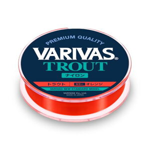 バリバス(VARIVAS) VARIVAS トラウト ナイロン 100m オレンジ 4lb (1号)