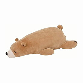 LIV HEART 抱き枕 プレミアムねむねむアニマルズ クマのクッキー Lサイズ(全長約76cm) ふわふわ もちもち ぬいぐるみ だきまくら