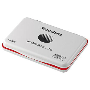 シヤチハタ 水性顔料スタンプ台 HKN-3 大形 赤