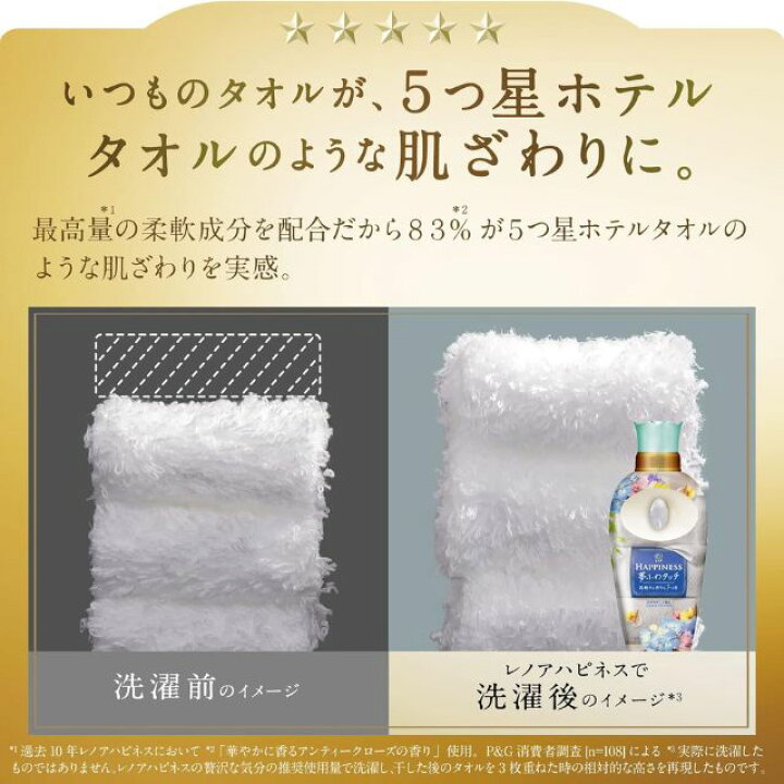 楽天市場】レノアハピネス 夢ふわタッチ 柔軟剤 パステルフローラル 